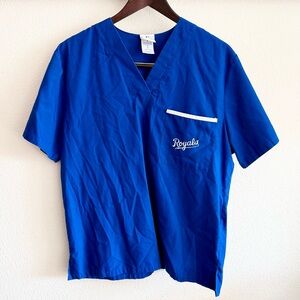 UNISEX KC Royals MLB Medical Scrub Set - Fabrique Innovations - Small - EUC